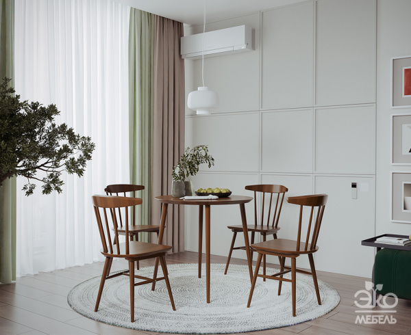 Стол СИРИУС, "Темный орех", 800 мм